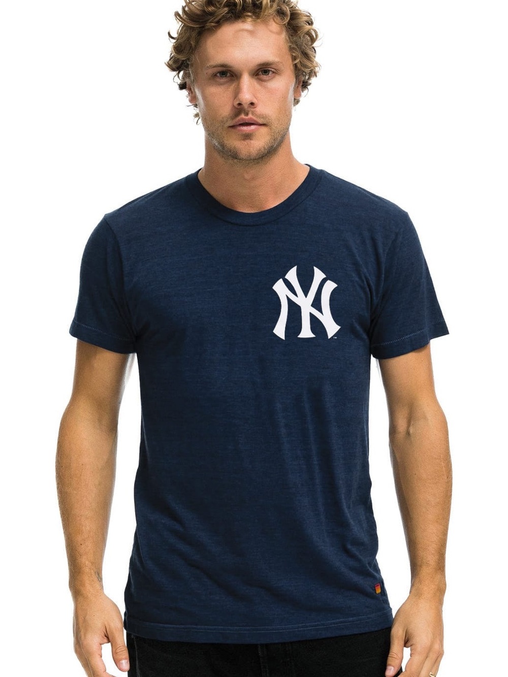 NIB Unisex New York Yankees Aviator Nation x MLB Navy Tri-Blend T-Shirt XL relax